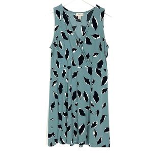 Loft Leaf Print Dress